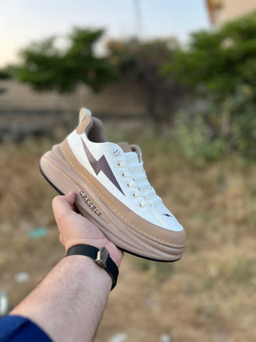 Flash Fashion Sneakers - Light Brown Flash Fashion Sneakers - Light Brown