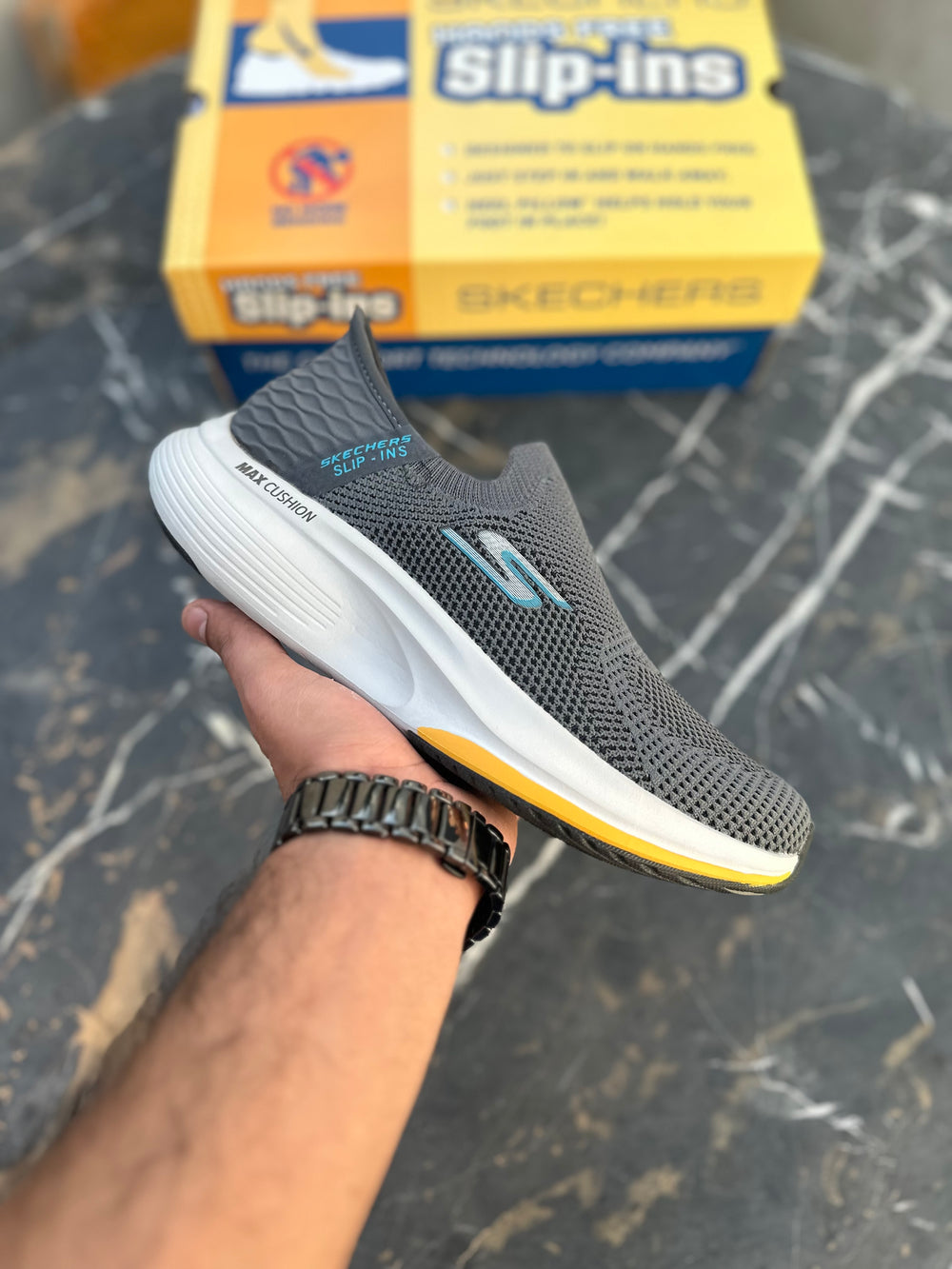 Skechers Slip Ins Grey
