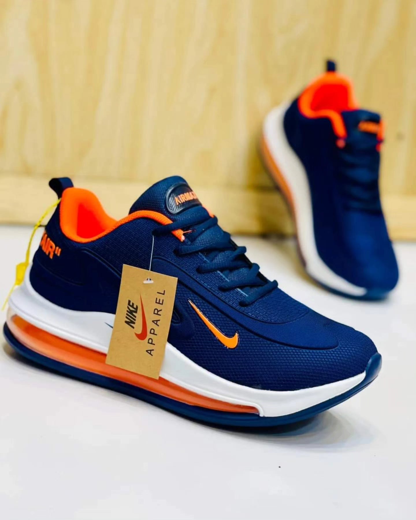 Nk Air Max Run Fast Blue/Orange – Shoes Express