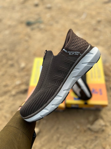 Skechers Slip Ins Premium Batch - Dark Brown