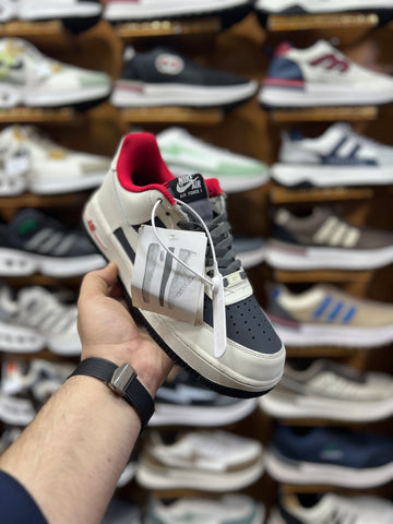 Nk Air Force Grey/Red Premium Quality (Dot Perfect)