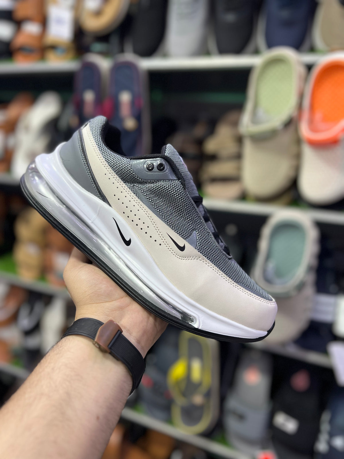 Nk Air Max Run - Grey/White