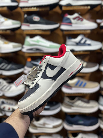 Nk Air Force Grey/Red Premium Quality (Dot Perfect)