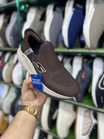 Skechers Slip ins Max Cushion - Brown