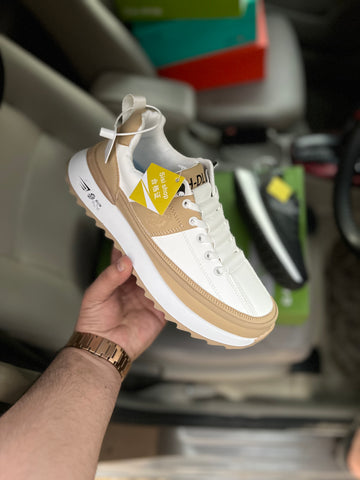 Run Fashion Sneakers - Khaki