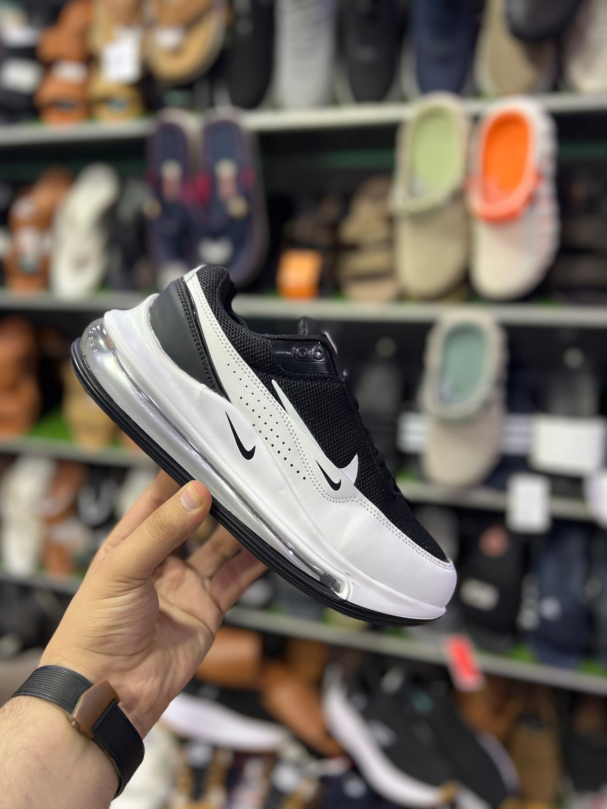 Nk Air Max Run - Black/White