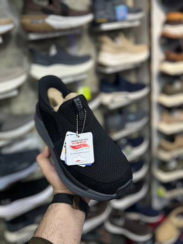Skechers GO WALK TRAIL SLIP INS Premium Batch - ALL BLACK