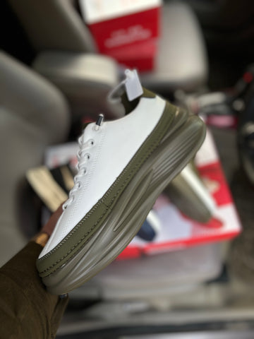 Flash Fashion Sneakers - White/Green