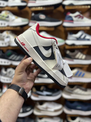 Nk Air Force Grey/Red Premium Quality (Dot Perfect)