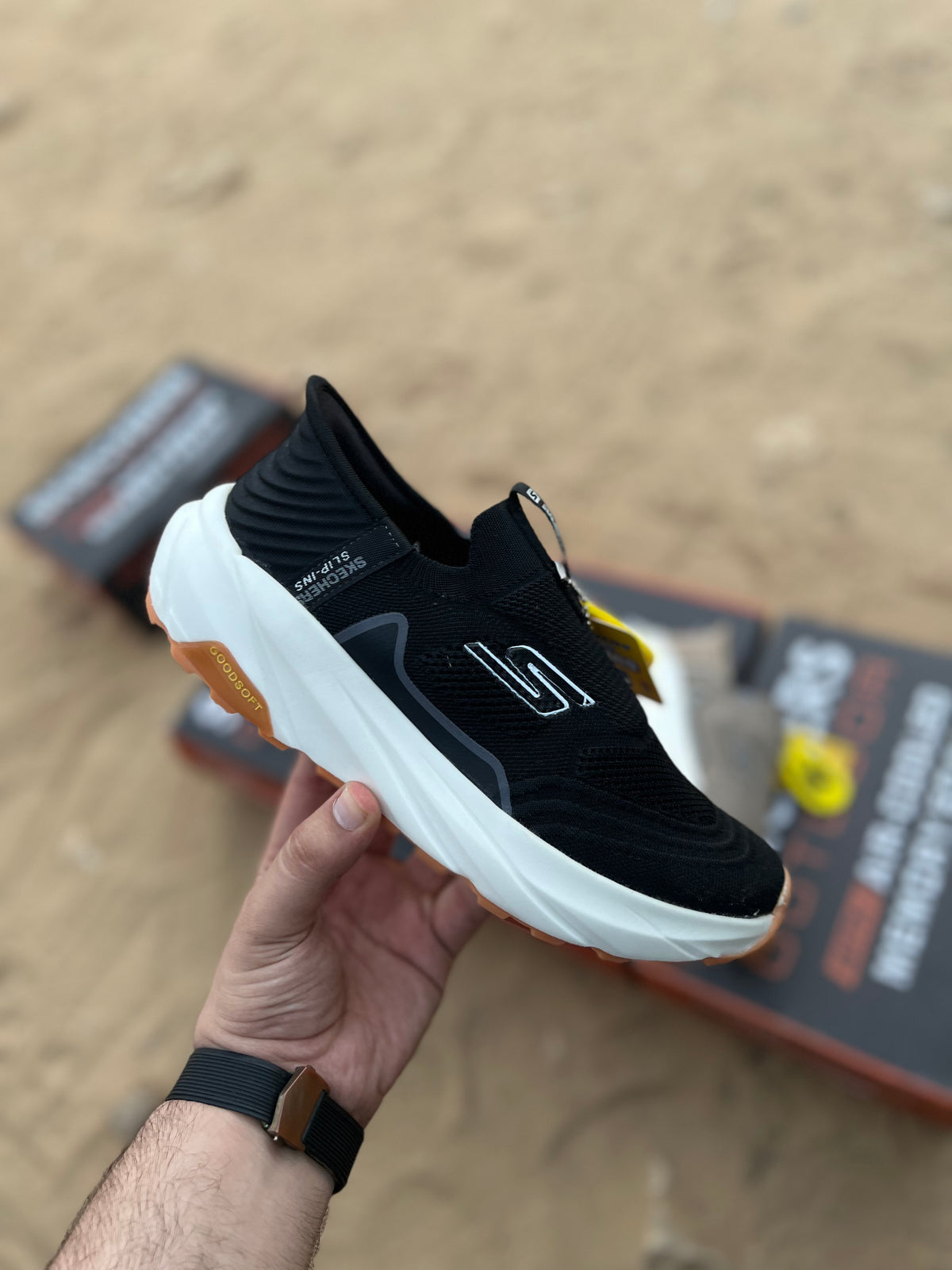 Skechers Slip ins Good Sport - Black