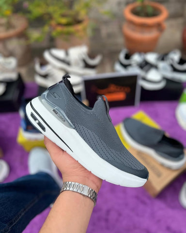 Skechers Hyber Burst Max Cushion - Dark Grey