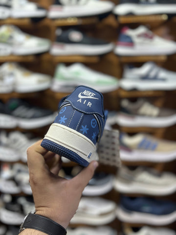 Nk Air Force Denim Premium Quality (Dot Perfect)