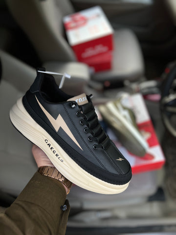 Flash Fashion Sneakers - Black/Brown