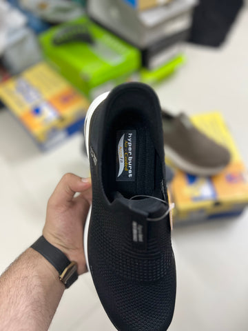 Skechers hyper burst slip ins - Black