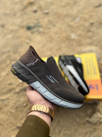 Skechers Slip Ins Premium Batch - Dark Brown