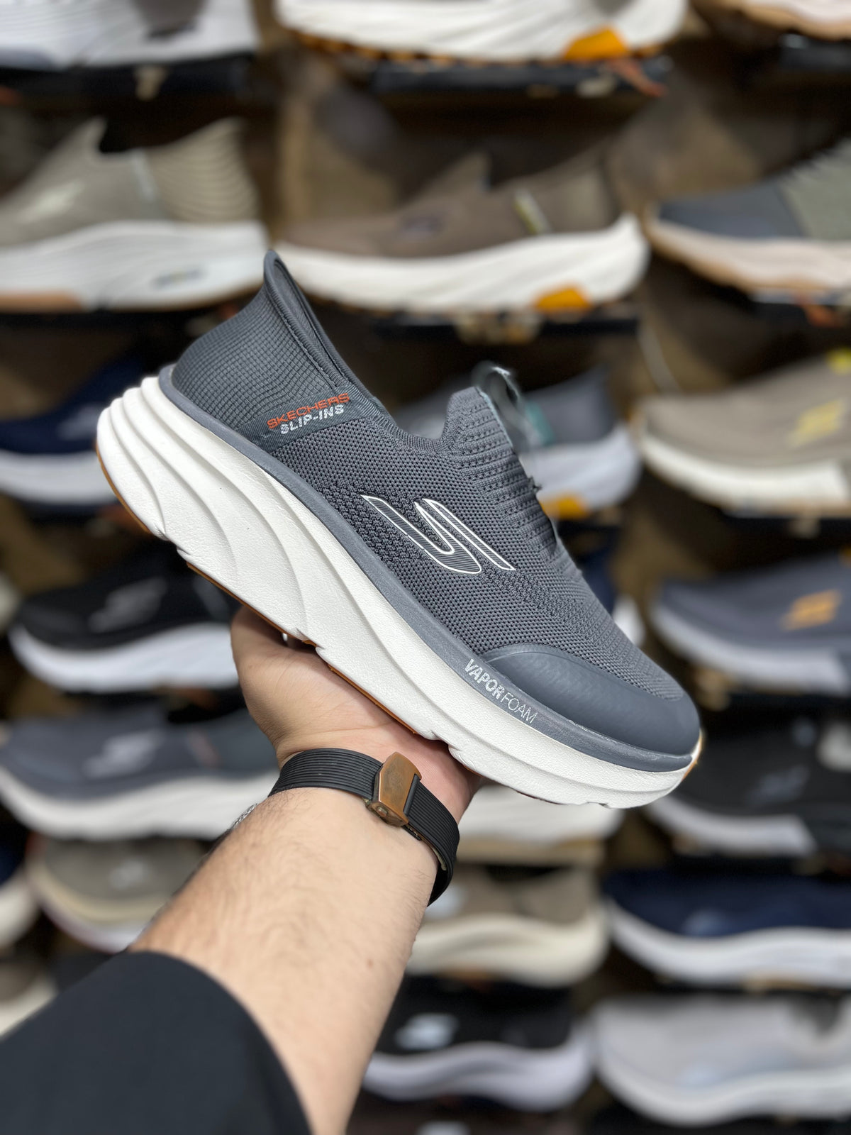 Skechers Slip ins Vapor Foam - Grey