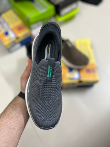 Skechers hyper burst slip ins - Grey