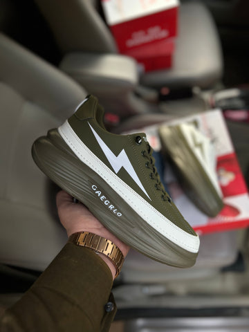 Flash Fashion Sneakers - All Green