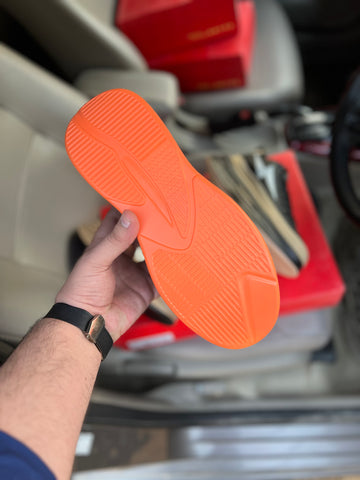 Flash Fashion Sneakers - Black/Orange