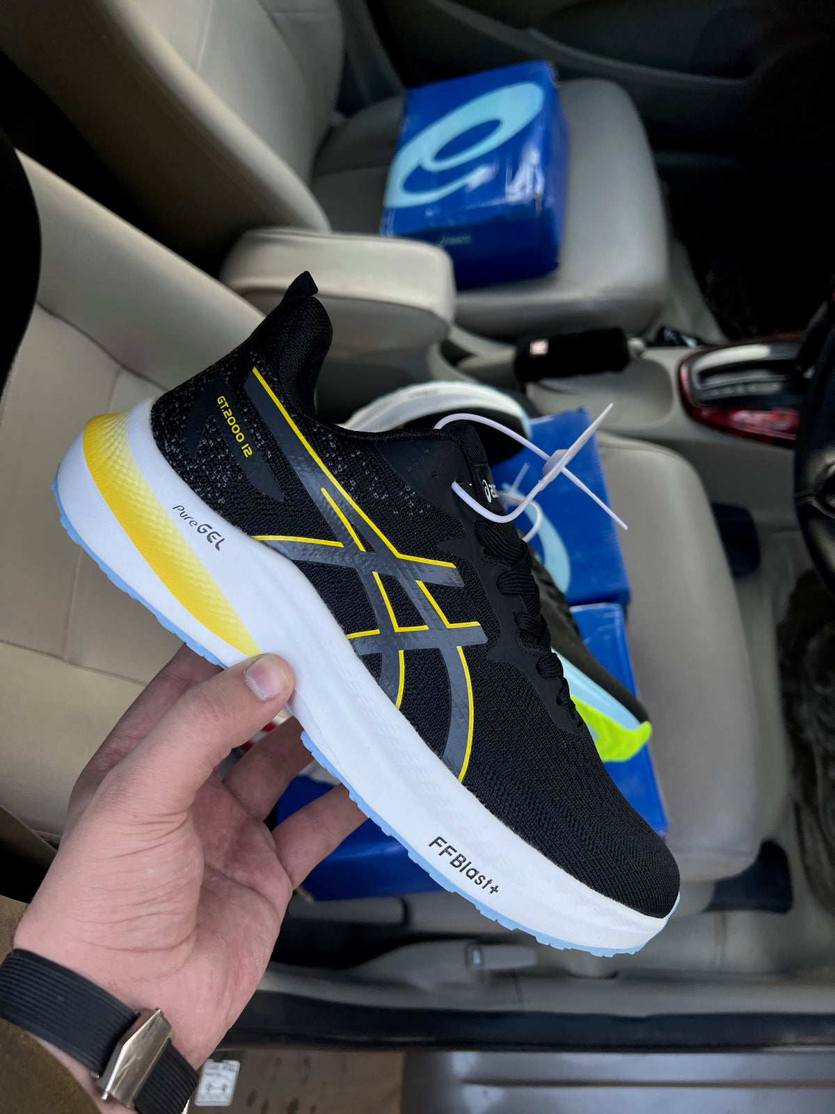 Asics Pure Gel Foam - Black/Yellow