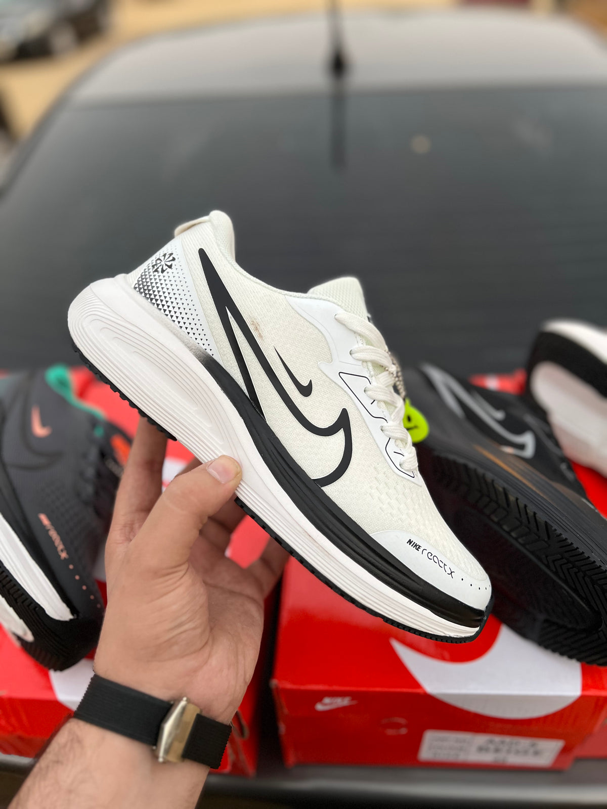 Nk React X Air Zoom - White/Black