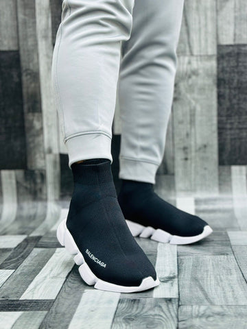 Balenciaga Knit Socks - Black/White