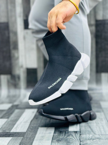 Balenciaga Knit Socks - Black/White