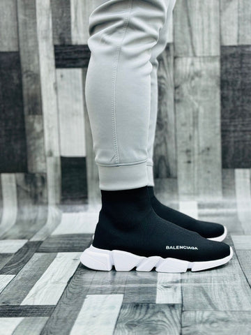 Balenciaga Knit Socks - Black/White