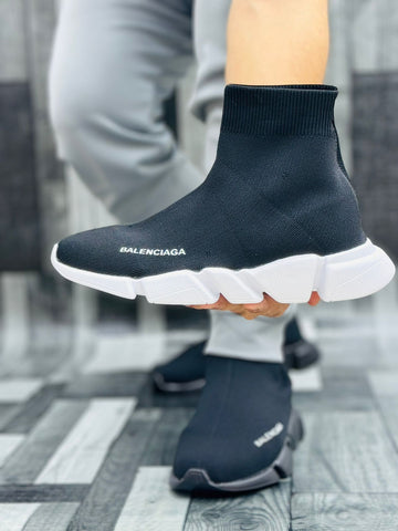 Balenciaga Knit Socks - Black/White