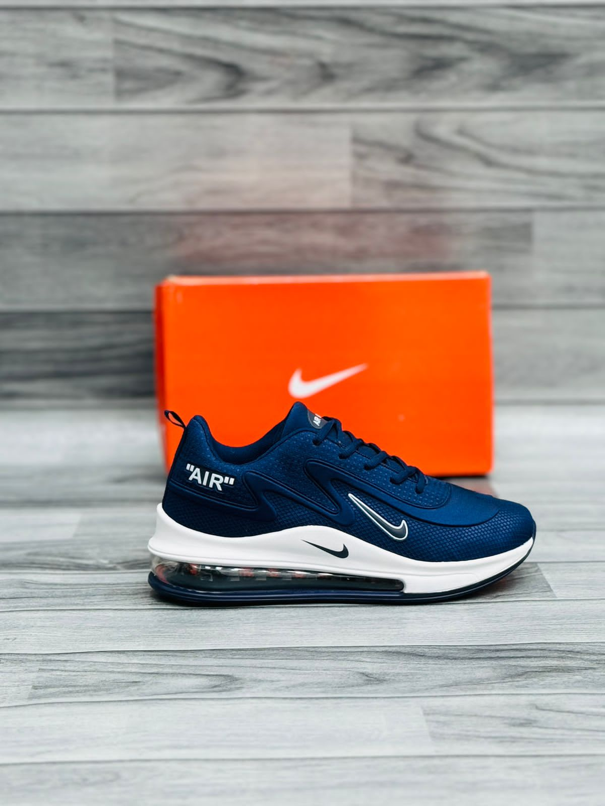 Nk Air Max Run+ - Blue/White