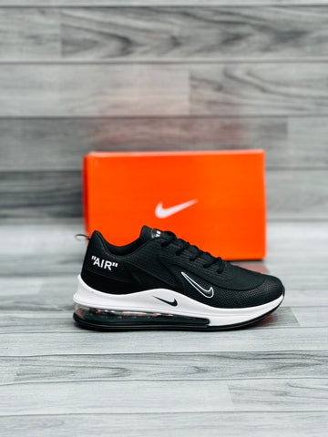 Nk Air Max Run+ - Black/White