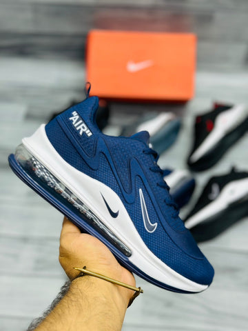 Nk Air Max Run+ - Blue/White