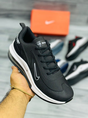 Nk Air Max Run+ - Black/White