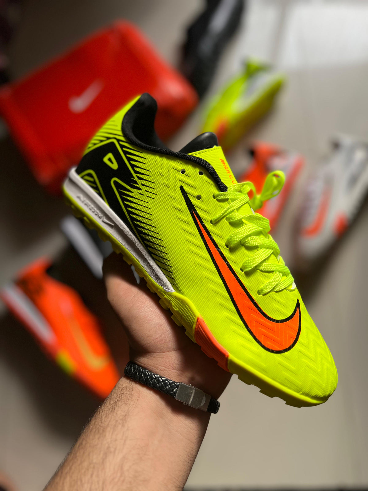 Nk Mercurial Vapor 16 Grippers - Neon