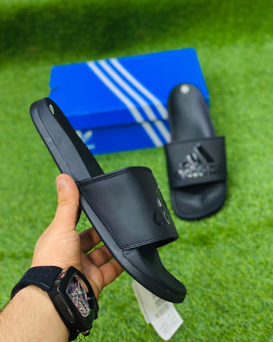 AD Soft Sole Slides - All Black