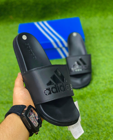 AD Soft Sole Slides - All Black