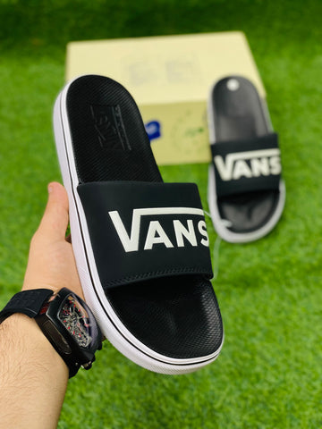 Vans Soft Sole Slides - Black/White