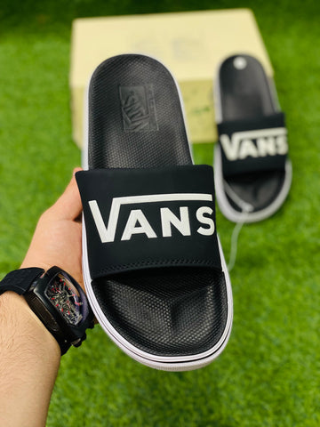 Vans Soft Sole Slides - Black/White