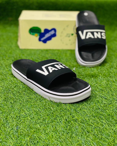 Vans Soft Sole Slides - Black/White