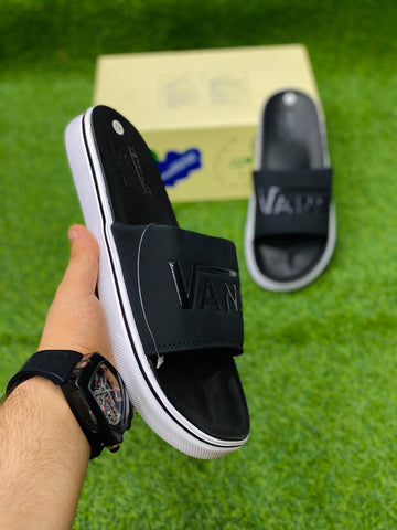 Vans Soft Sole Slides - All Black