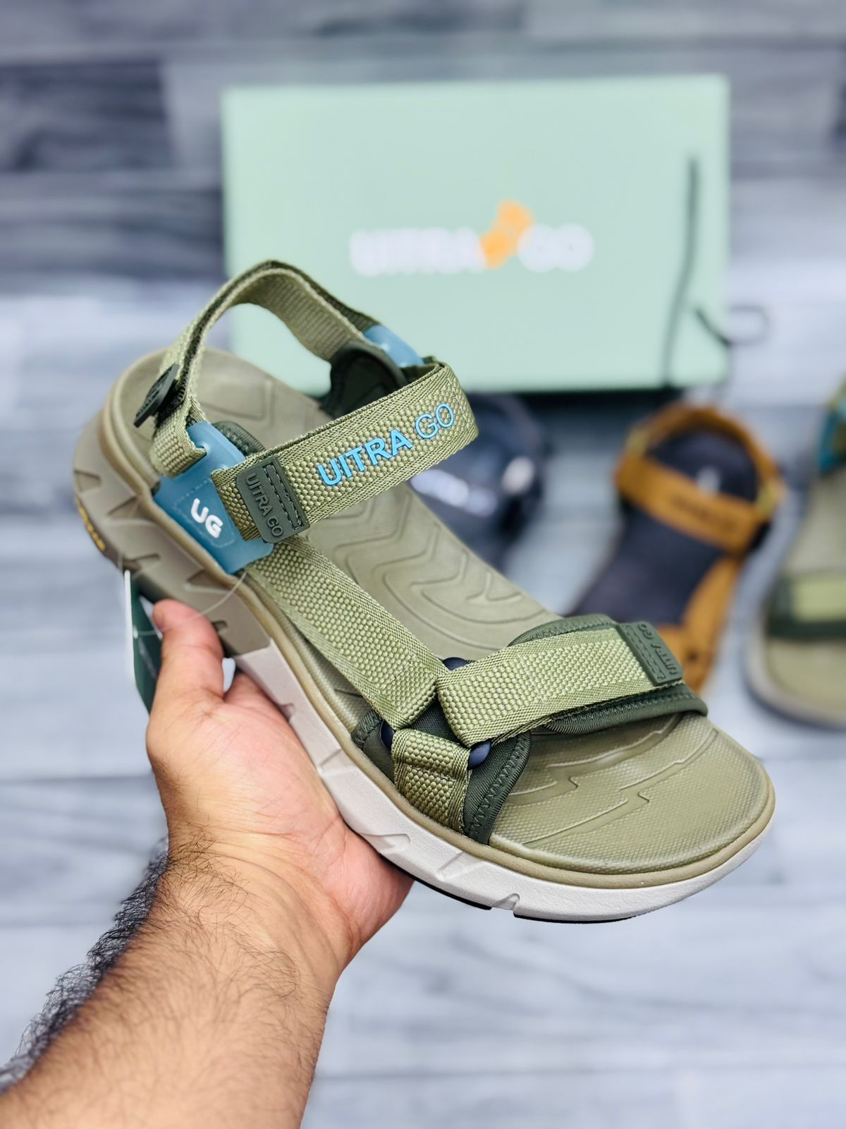 Skechers Sandals Design 3 - Army Green