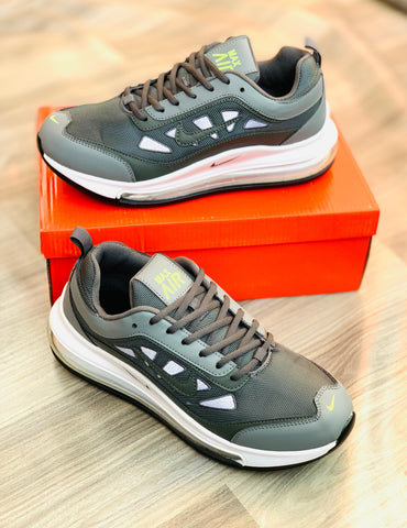 Nk Air Max Run - Grey/Green