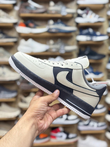 Nk Air Force Beige/Grey Premium Quality (Dot Perfect)