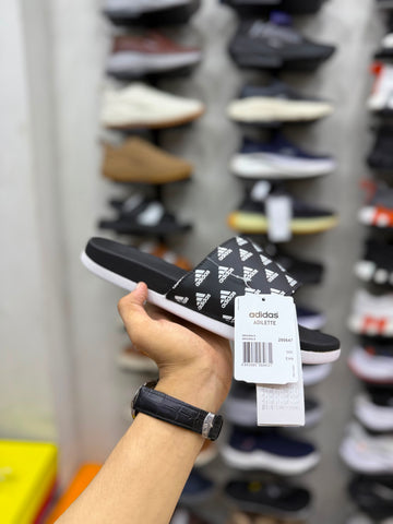 AD Adilette Soft Sole Slides - Black/White