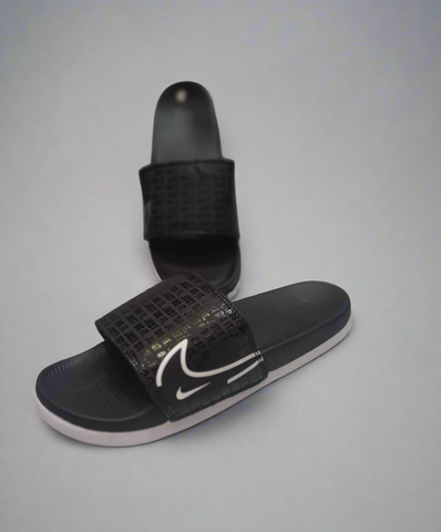 Nk Just Do It Slides - Black/White