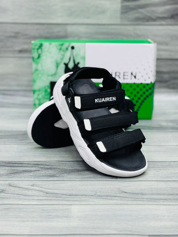 KUAIREN Imported Sandals Design 1 - Black