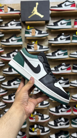 Nk Air Jordan 1 Low Mystic Green