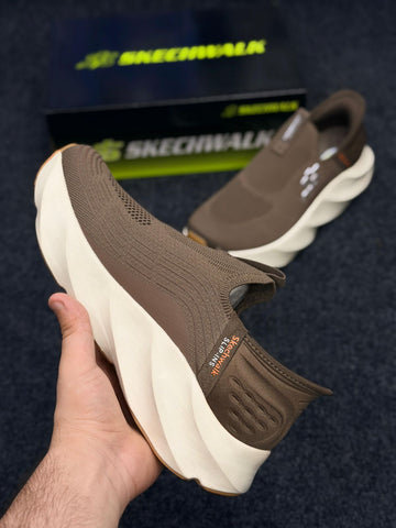 Skechers Slip ins Skech Walk Carbon Infused - Dark Brown