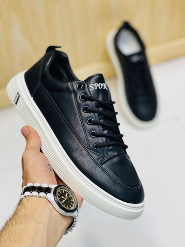 Sports Sneakers - Black/White