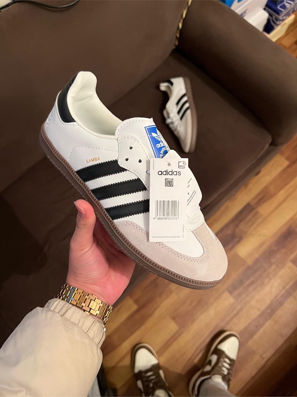 AD Samba Premium Batch - White/Black